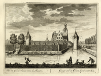 136026 Gezicht over de grote vijver aan de zuidwestzijde van de tuin van het kasteel Zuilenstein bij Amerongen op het ...